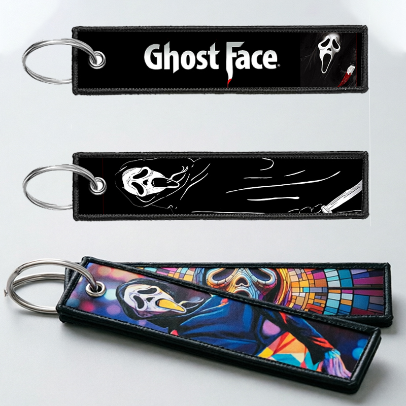 Men Accessories Chain - سلسلة مفاتيح GHOST FACE للرجال والنساء،