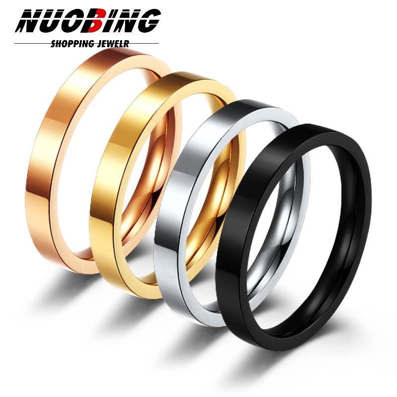Men Accessories Name - 3 مللي متر كلاسيكي بسيط 316L