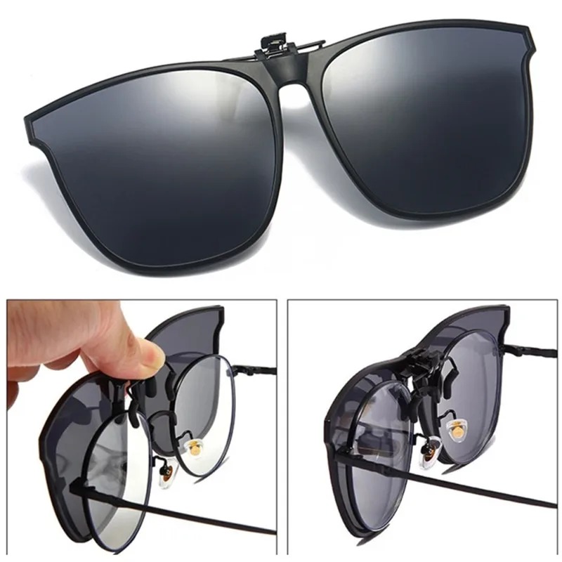 Sunglasses Polarized Men - نظارات شمسية مستقطبة قابلة للتركيب للرجال،