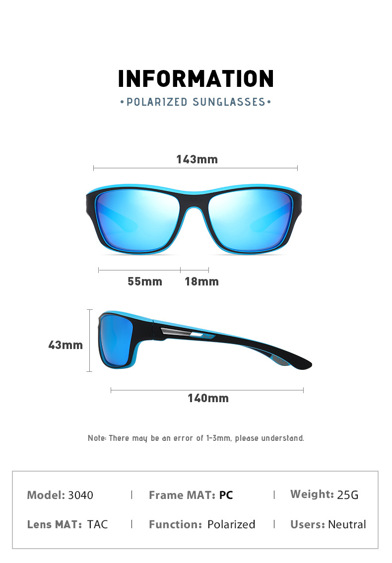 Sunglasses Polarized Men - الرجال ركوب الدراجات النشطة الرياضية الاستقطاب