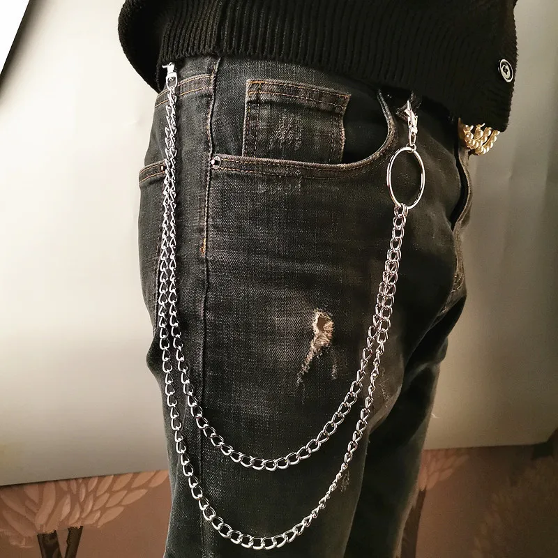 سلسلة حزام معدنية متعددة الطبق - مراجعة Men Accessories Chain وسعره