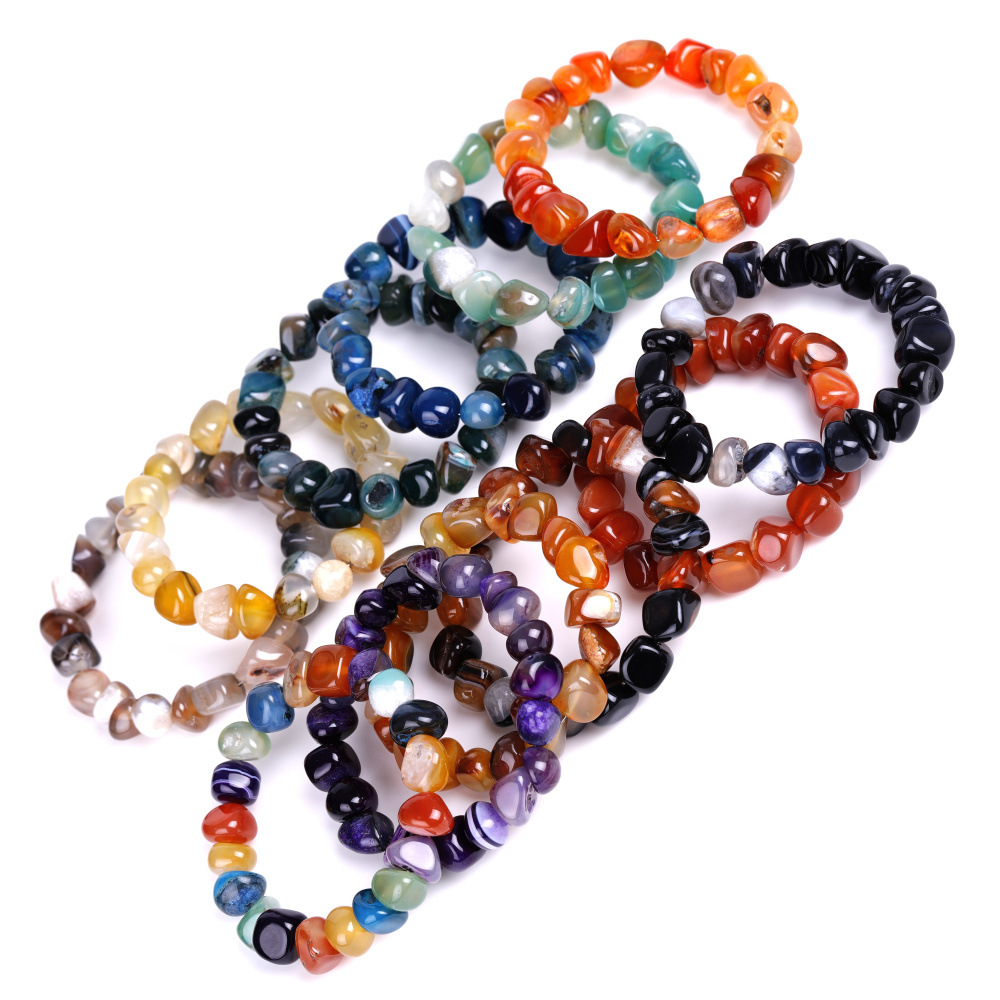 سوار من العقيق الطبيعي غير الم - مراجعة Bead Bracelet Men وسعره