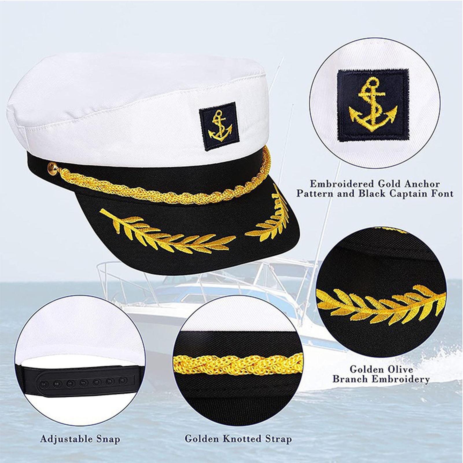 قبعة قبطان يخت قابلة للتعديل ل - مراجعة Men Accessories Wholesale وسعره