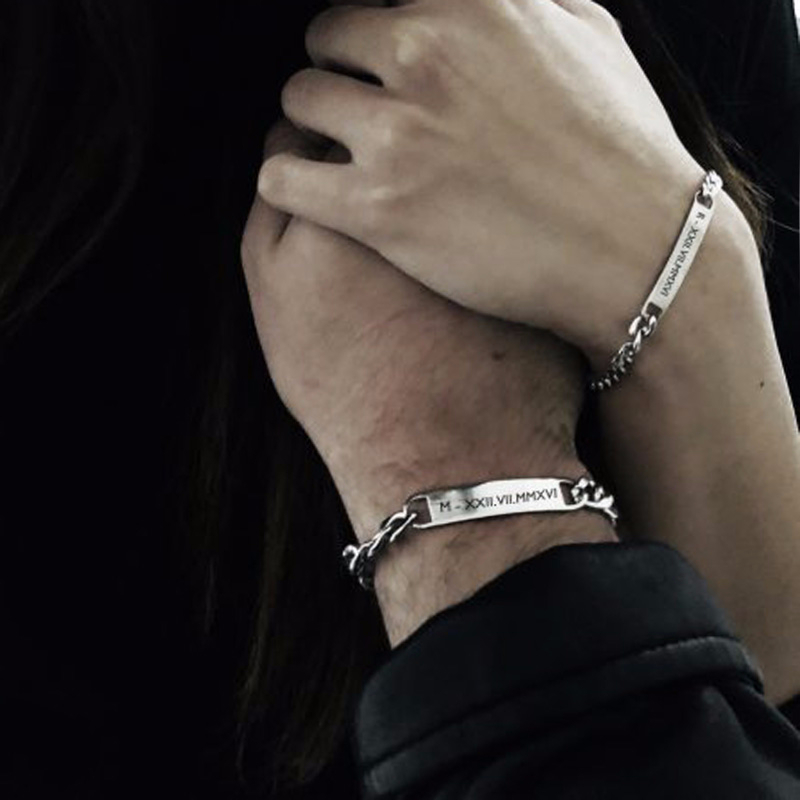 سوار شريط معرف اللوحة للرجال و - مراجعة Men Accessories Name وسعره