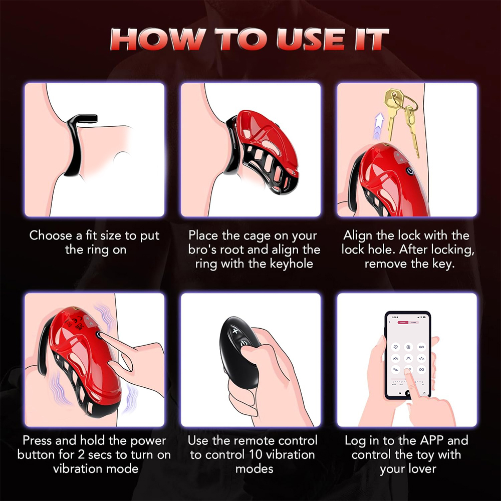 جهاز عفة ذكري هزاز بتحكم عن بع - مراجعة Men Accessories App وسعره