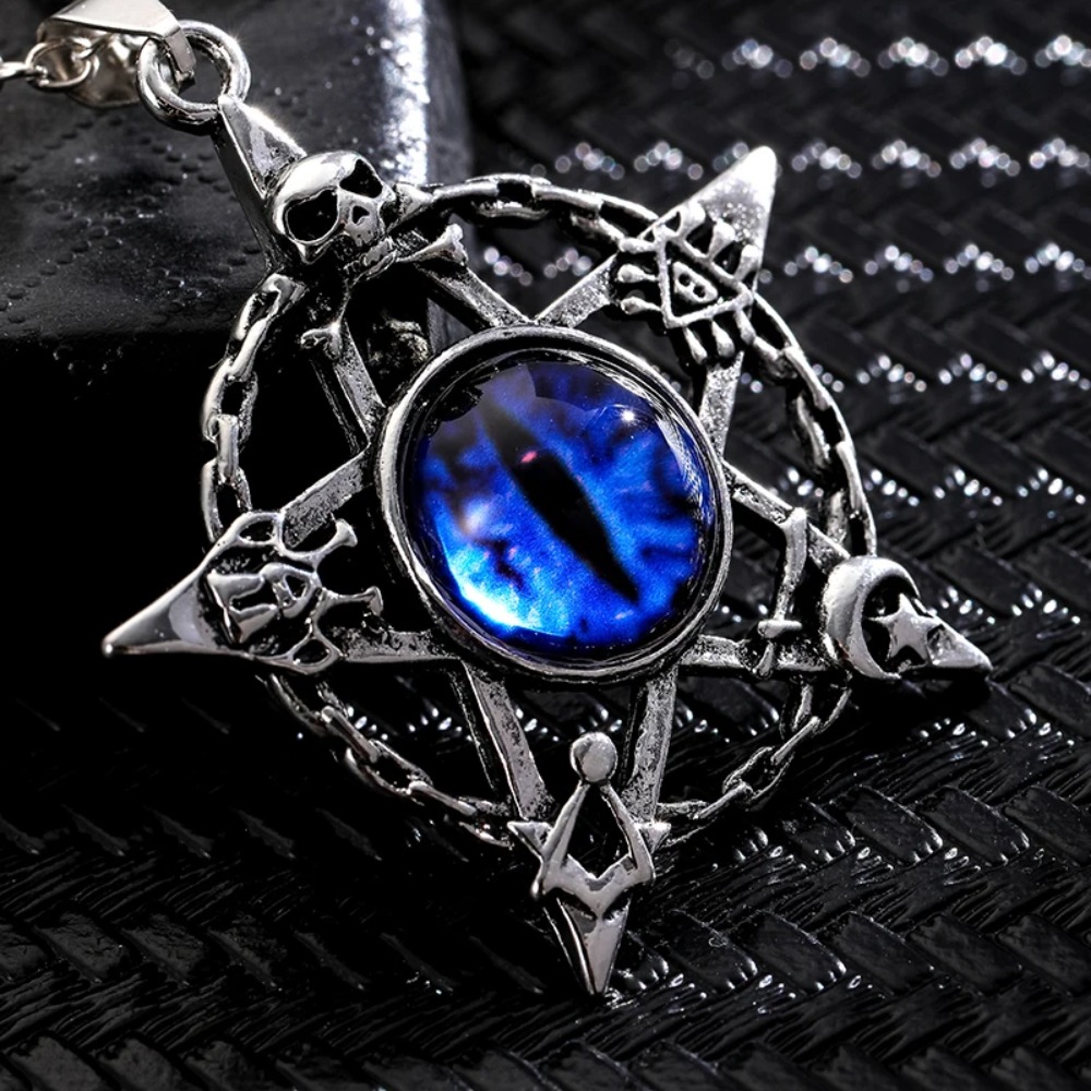 قلادة على شكل نجمة خماسية مع ع - مراجعة Men'S Accessories Fashion وسعره