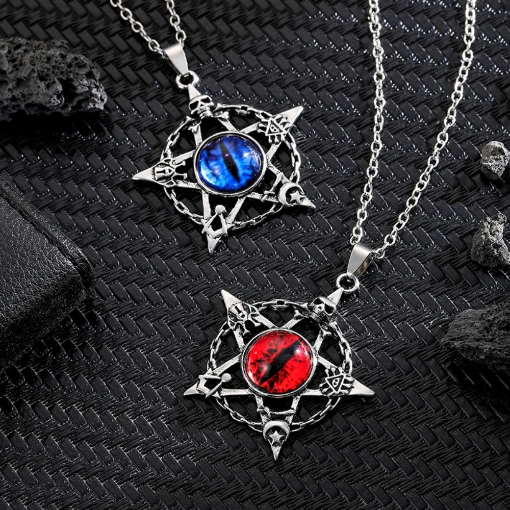 قلادة على شكل نجمة خماسية مع ع - مراجعة Men'S Accessories Fashion وسعره