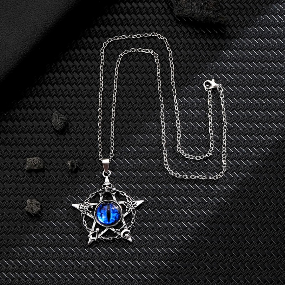قلادة على شكل نجمة خماسية مع ع - مراجعة Men'S Accessories Fashion وسعره